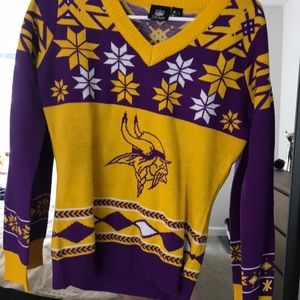 Authentic Minnesota Vikings Christmas Sweater